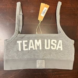🤍 SKIMS NWT Grey Team USA bralette from the Olympic Collection - Size XS